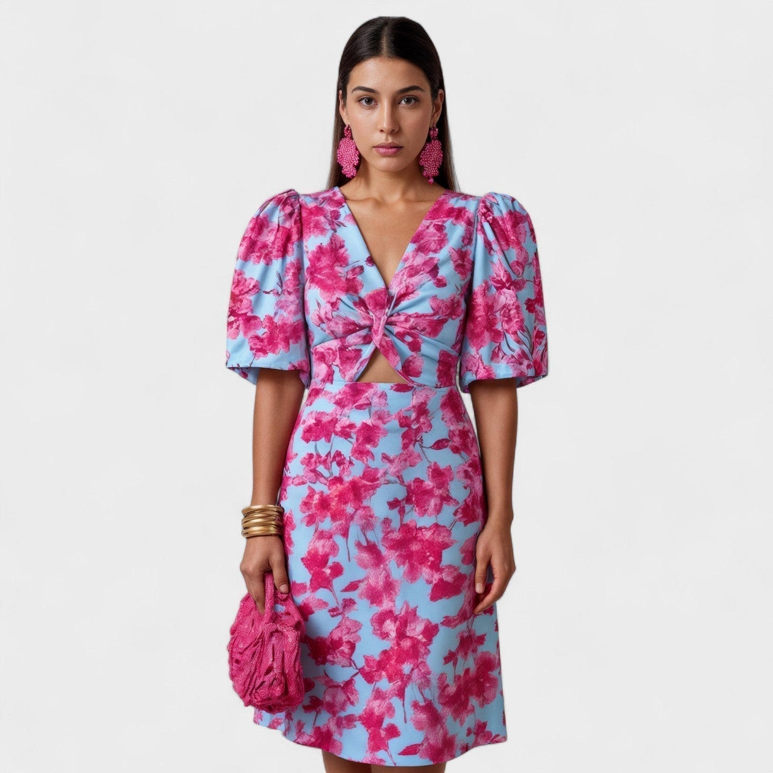 Tara — Tropical Fire Dress