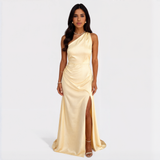 Linda — Long Satin Dress