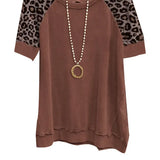 Caitríona — Women Vintage Leopard Print Top