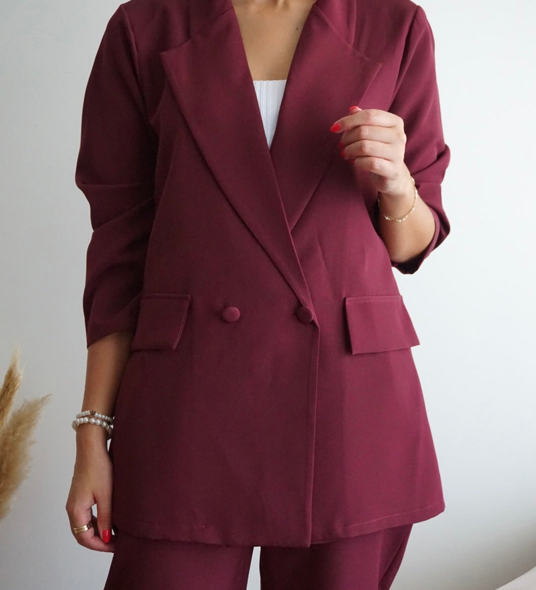 Kathleen — Burgundy Set