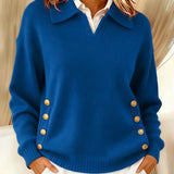 Ailbhe — V-Neck Collared Jumper