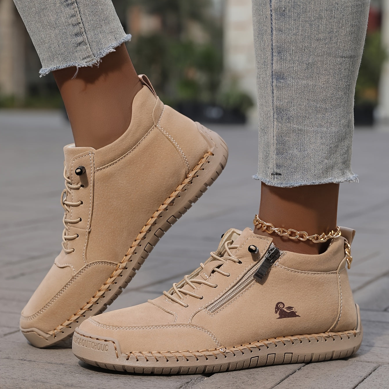 Nicola — Zip-Up Orthopedic Shoes