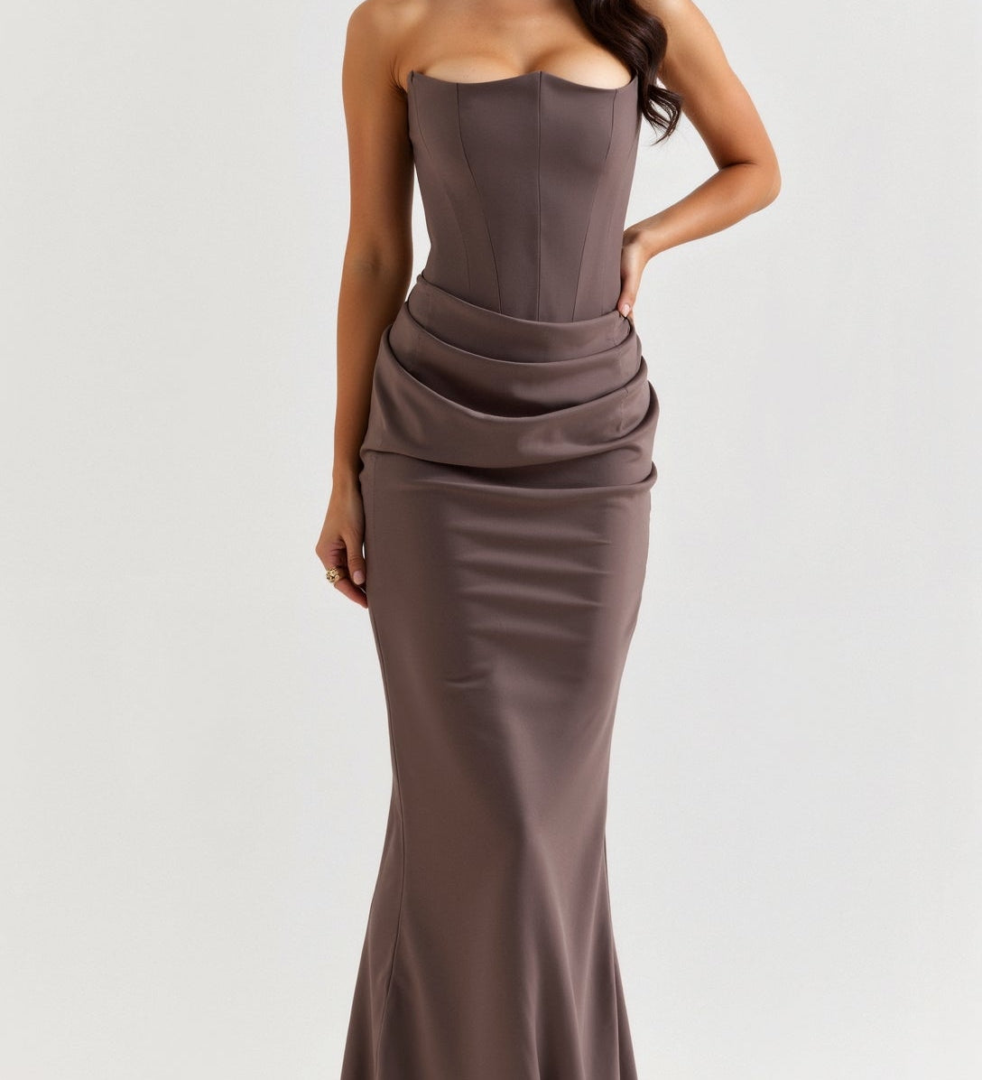 Bríd — Long dress with bodice