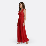 Diane — Chic Sleeveless Jumpsuit with Wide Legs