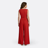 Diane — Chic Sleeveless Jumpsuit with Wide Legs