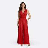 Diane — Chic Sleeveless Jumpsuit with Wide Legs