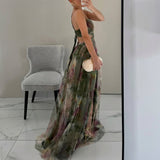 Lorraine — Maxi Dress with Floral Print