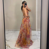Lorraine — Maxi Dress with Floral Print