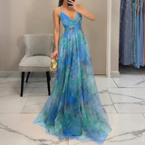 Lorraine — Maxi Dress with Floral Print