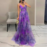 Lorraine — Maxi Dress with Floral Print