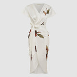 Audrey — Midi Dress with Bow