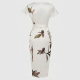 Audrey — Midi Dress with Bow