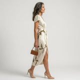 Audrey — Midi Dress with Bow