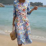 Cynthia — Comfortable and Elegant Midi Dress