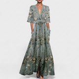 Ella — Elegant Floral Maxi Dress