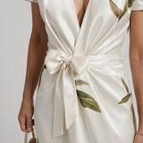 Audrey — Midi Dress with Bow