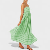 Patricia — Long Striped Dress