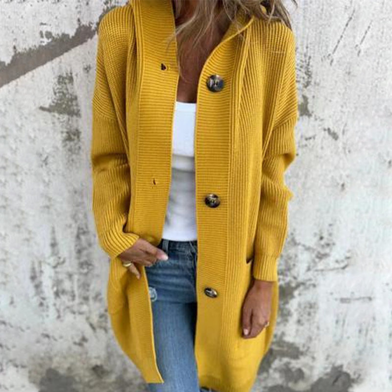 Kathleen — Cosy Hooded Cardigan