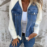 Esther — Denim Hooded Jacket