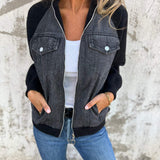 Esther — Denim Hooded Jacket
