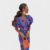 Tara — Tropical Fire Dress