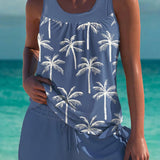 Bridget — Elegant tankini with tummy control effect and matching shorts