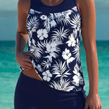 Bridget — Elegant tankini with tummy control effect and matching shorts