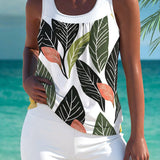 Bridget — Elegant tankini with tummy control effect and matching shorts