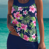 Bridget — Elegant tankini with tummy control effect and matching shorts