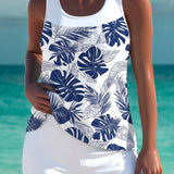 Bridget — Elegant tankini with tummy control effect and matching shorts