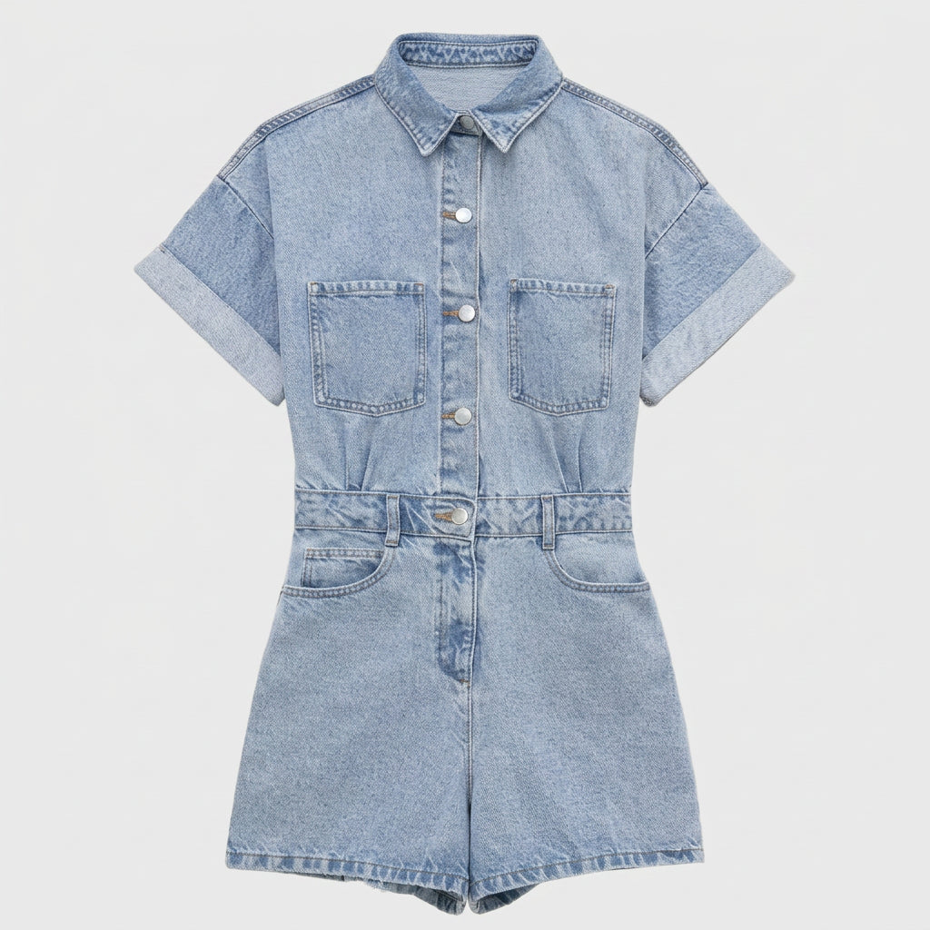 Lily — Denim Overalls