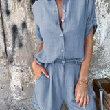 Amy — Airy Buttoned Set