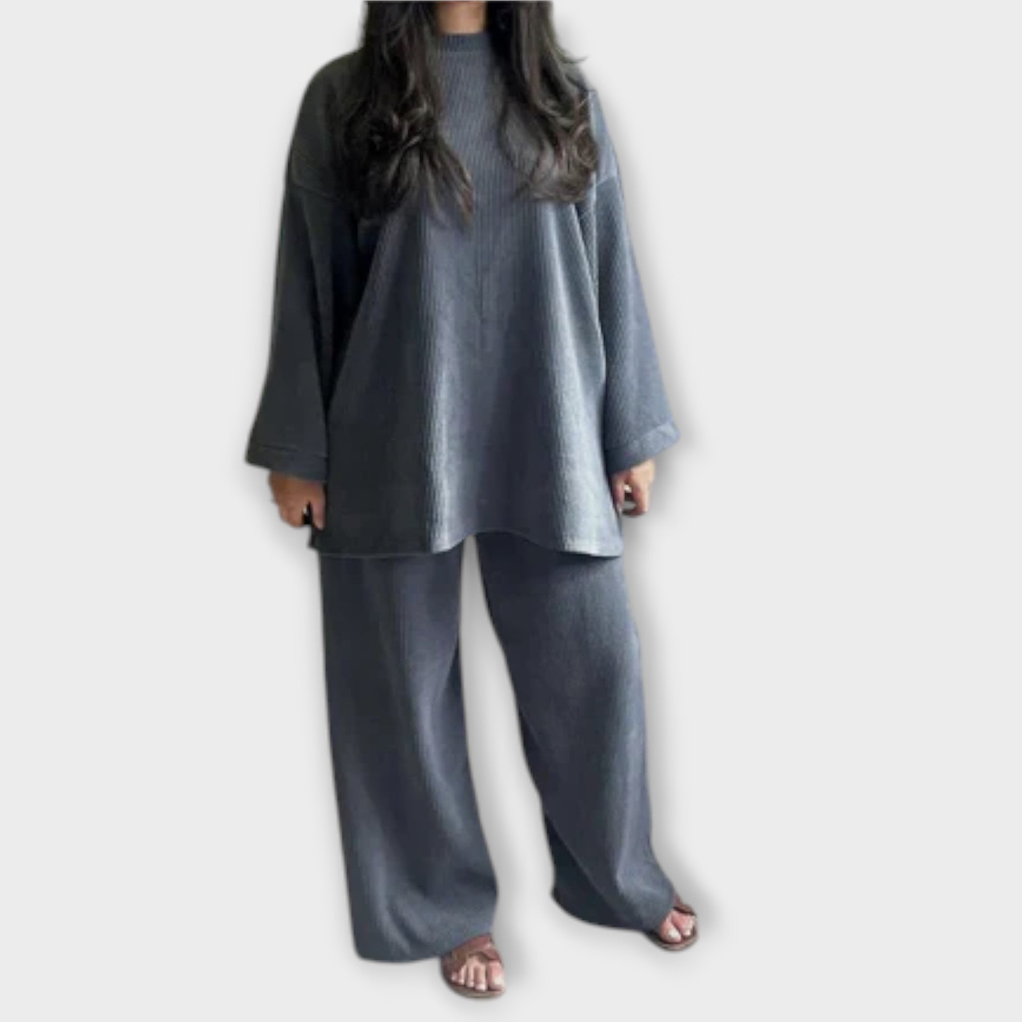 Mia — Plus Size Ribbed Set