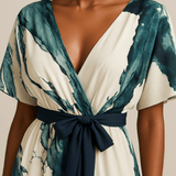 Karen — Long Dress Watercolour Print