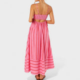 Patricia — Long Striped Dress