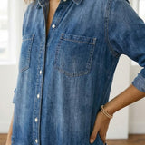 Clodagh — Denim Cotton Jumpsuit