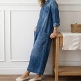 Clodagh — Denim Cotton Jumpsuit