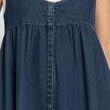 Holly — Vintage Denim Maxi Dress