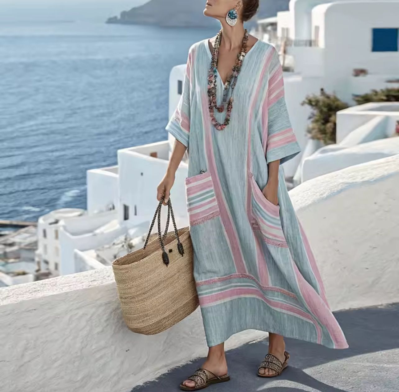 Erin — Mary Long Beach Dress for a Stylish Summer Look