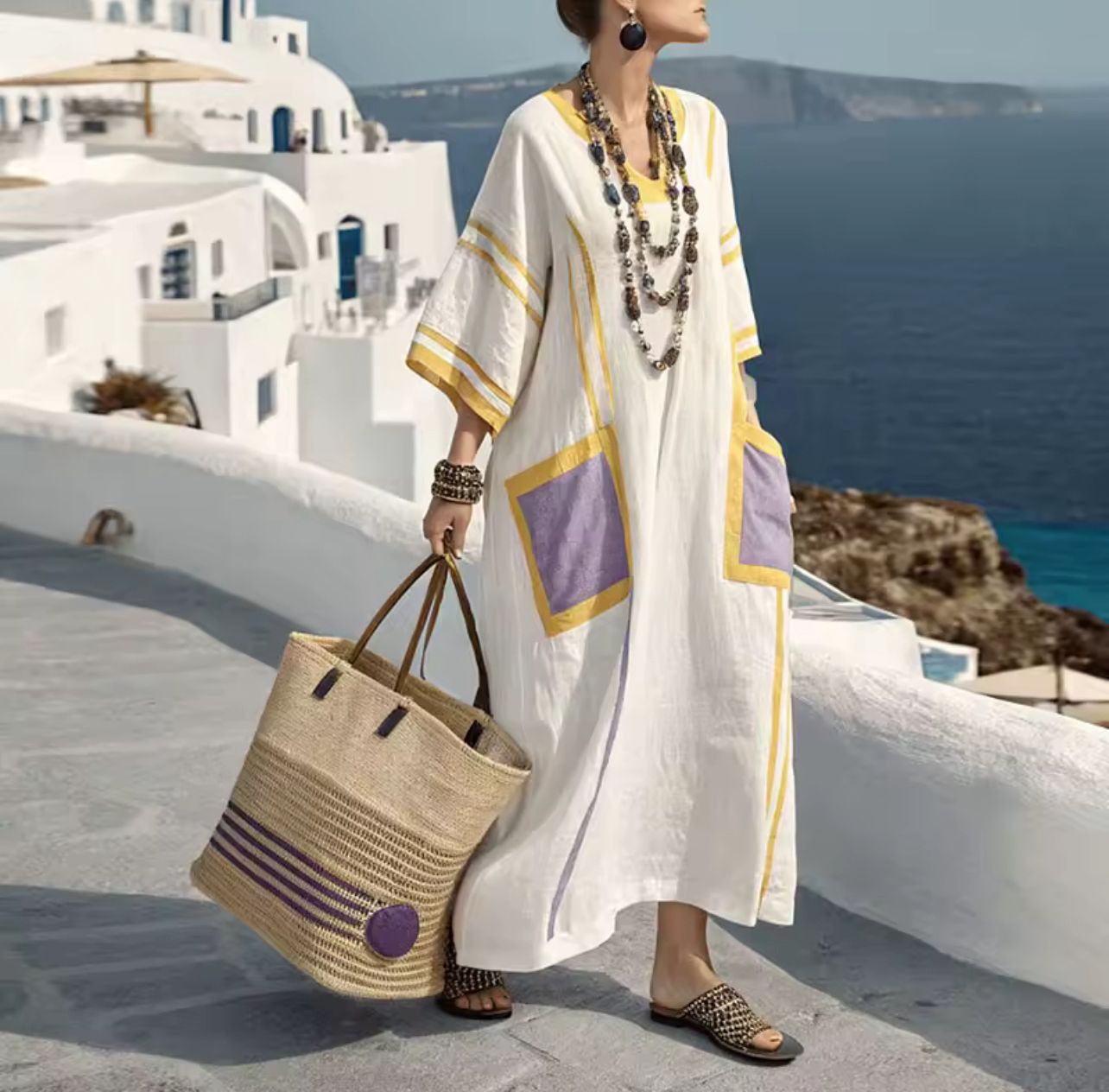 Erin — Mary Long Beach Dress for a Stylish Summer Look