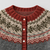Róisín — Vintage buttoned jumper