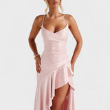 Martina — Pink Maxi Dress