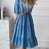 Niamh — Casual Elegant Denim Dress