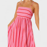 Patricia — Long Striped Dress