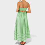 Patricia — Long Striped Dress