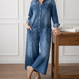 Clodagh — Denim Cotton Jumpsuit