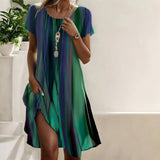 Emma — Relaxed Boho Dress with Gradient